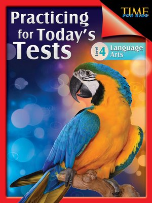 cover image of Practicing for Today's Tests Language Arts Level 4